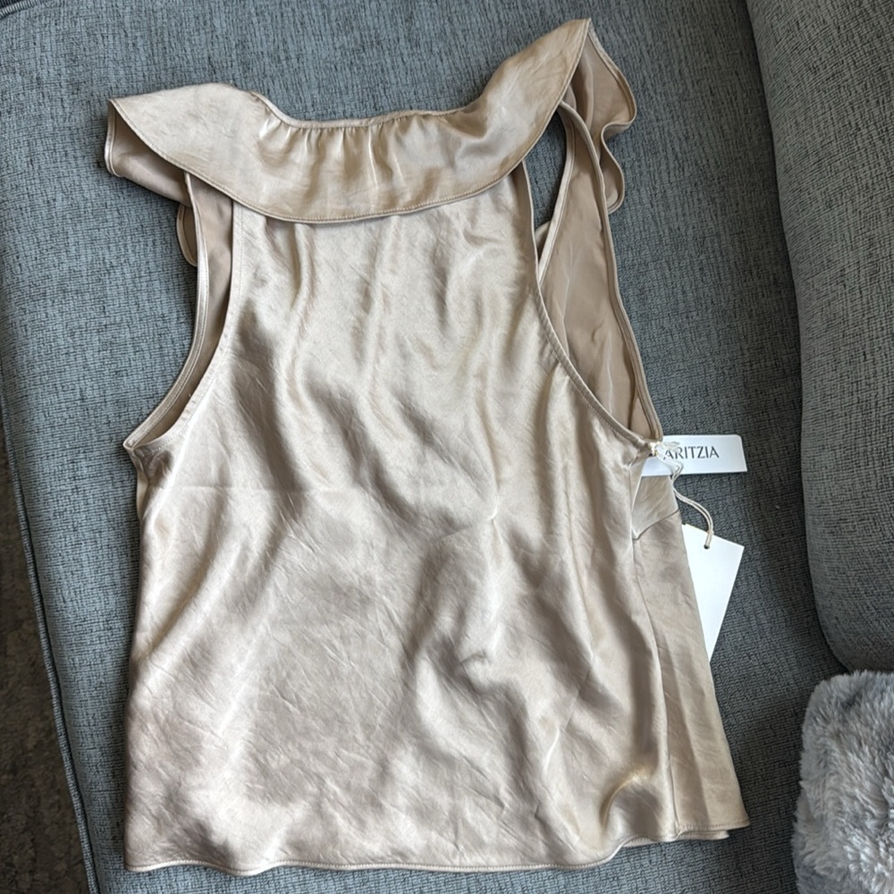 Aritzia Wilfred Tonka satin blouse NWT - Picture 15 of 16